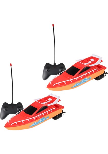 2x Hız Rc Tekne Gemi Rc Tekne Uzaktan Kumanda Tekneler Elektrikli Su Geçirmez Model Gemi Yelkenli Oyuncaklar Çocuklar Için Oyuncak Kırmızı (Yurt Dışından)