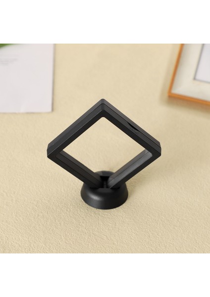 Kare 3D Albümler Yüzen Çerçeve Tutucu Para Kutusu Takı Vitrin Vitrin, 9X9CM (Tabanlı) (Yurt Dışından)