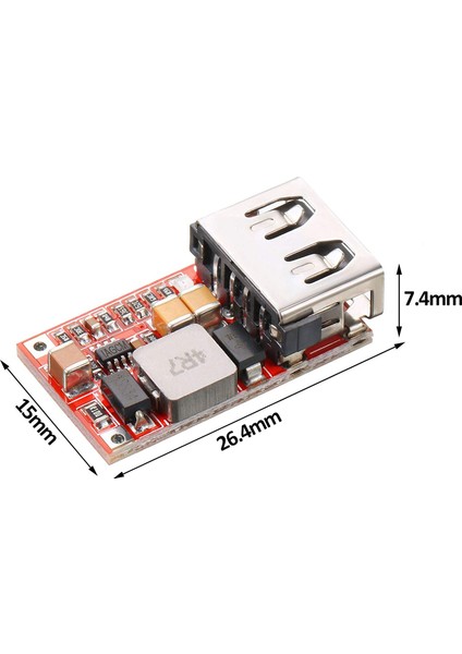 Dc-Dc Buck Voltaj Regülatörü Modülü 6-24V 12V/24V 5V 3A USB Şarj Aleti Modülü Buck Dönüştürücü Regülatörü (Yurt Dışından)