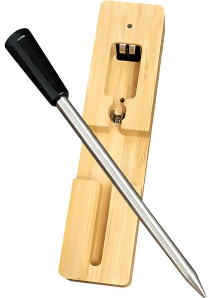Et Termometresi Barbekü Kablosuz Bluetooth Et Termometresi Izgara Sigara Içen Fırın Pişirme Mutfağı ile Uyumlu, Dijital Et Probu (Yurt Dışından)
