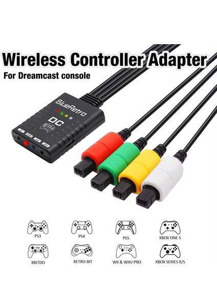 Dreamcast Dc Konsolu ile Uyumlu Kablosuz Kontrol Cihazı Adaptörü Switch ile Uyumlu Kontrol Cihazı ile Uyumlu (Yurt Dışından) fırsatları