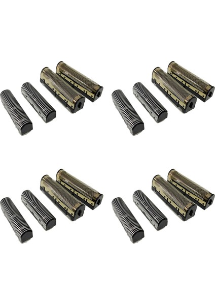 4x Elektrikli Traş Makineleri Bıçakları Altın Folyo Bıçak Ağı ve Kesici Kafa Kemei KM-2026 KM-2028 Yüzer Jilet Için Uygun (Yurt Dışından)