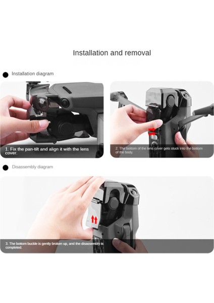 Royal 3 Gimbal Koruma Kapağı Lens Koruma Kapağı Toz Geçirmez Sabit Kapak Drone Aksesuarları (Yurt Dışından) indirimleri
