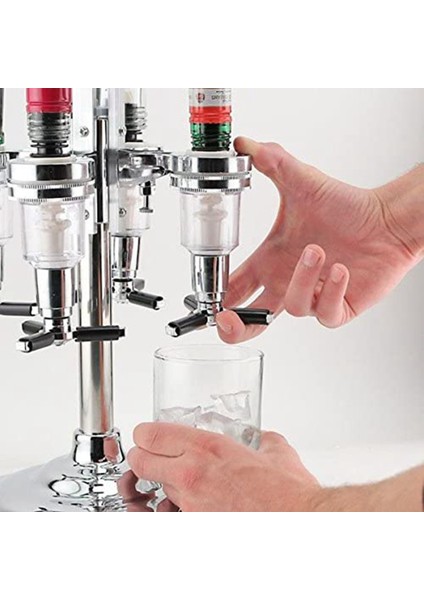 4 Adet 45 Ml/1.5 Oz Bar Butler Duvara Monte Yedek Nozul Atış Dağıtıcı Döner Likör Caddy Şişe Tutucu (Yurt Dışından) fiyatları