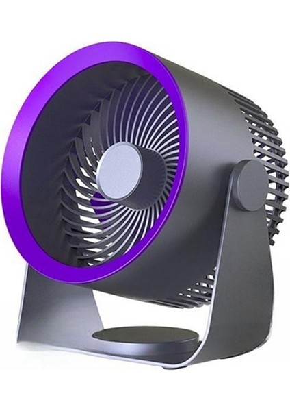 Masa Fanı, Şarj Edilebilir Taşınabilir Hava Sirkülatörü Sessiz Vantilatör, Masaüstü Duvar Tavan Vantilatörü Soğutucu Gri (Yurt Dışından) indirimleri