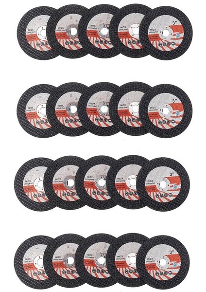 Многоцелевые Наборы,20 Adet 75MM Mini Kesme Diski Dairesel Reçine Taşlama Tekerleği Için 10MM Delik Açı Öğütücü Ahşap Kiremit Kesme Diski Güç Aracı (Yurt Dışından)