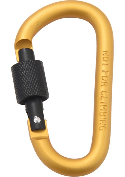 20 Adet 8 cm Alüminyum Karabina D-Ring Anahtarlık Klip Kamp Anahtarlık Yapış Kanca Açık Seyahat (Yurt Dışından)