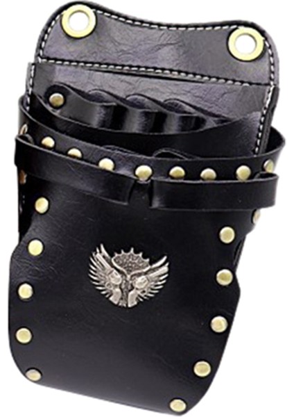 Siyah Profesyonel Berberler Saç Stilistleri Makaslar Taraklar Fırçalar Saç Kesimi Araçları Makas Tutucu Kılıfı Kuaför Organizatör Çantası (Yurt Dışından)