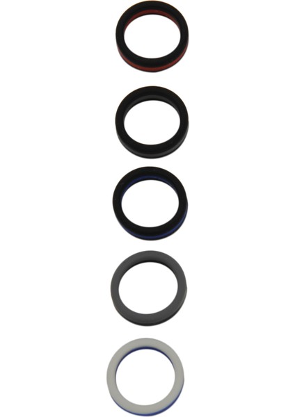 Silikon Alyans, Erkekler Için Silikon Alyans, Lastik Tarzı Silikon Yüzük, 5 Paket 8mm Geniş (Boyut 9) (Yurt Dışından)