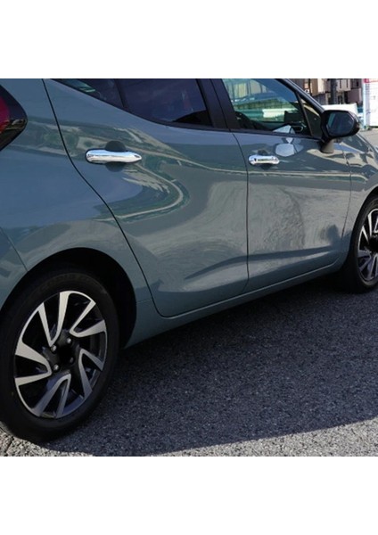 Araç Dış Kapı Kolu Kaplaması Aqua Prius C 2021 Araç Aksesuarları Krom ile Uyumlu (Yurt Dışından)