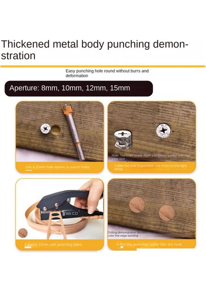 12MM Daire Delik Delgeç Kağıt Delgeç El Tipi Yuvarlak Tek Delik Delgeç, Kimlik Kartları Için Pvc Kartlar Rozet Fotoğrafları (Yurt Dışından)