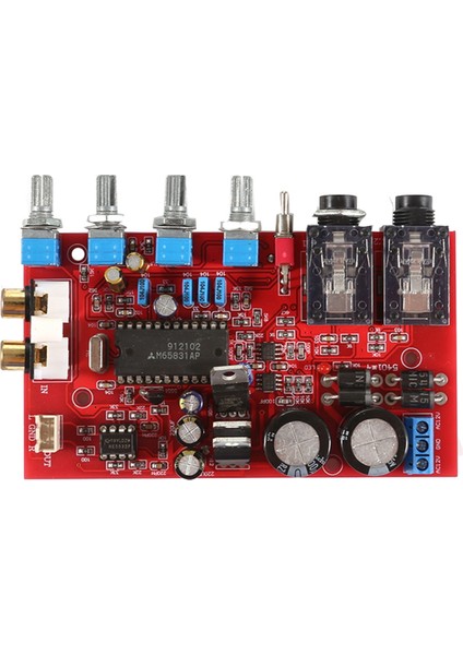 YJ0026-OK Preamp Kurulu 2X3300UF Filtre Kondansatör 1.6mm Kalınlık Pcb Kartı AC12V-15V Çift Gerilim Modülü (Yurt Dışından)