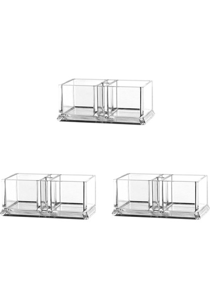 3x2 Kafesler Şeffaf Akrilik Çay Poşetleri Tutucu Kahve Şeker Torbası Kutuları Akrilik Depolama Organizatör Vaka 15X8X6 cm (Yurt Dışından)