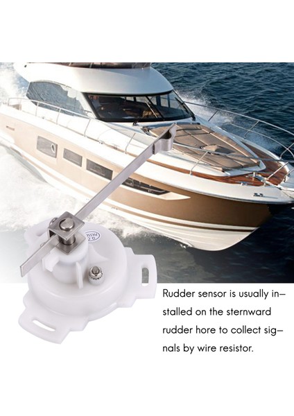 Paslanmaz Çelik Dümen Açı Göstergesi Ölçer Sensörü, Deniz Teknesi ile Uyumlu 0-190 Ohm Oto Yedek Parçalar Hız Ölçerler (Yurt Dışından) modelleri
