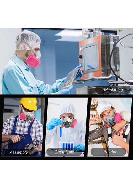 P100 Solunum Kartuşu, 60926 Partikül Filtresi, 6000 7000 FF-400 ile Uyumlu, Partikül Filtresi 2 Adet (Yurt Dışından) modelleri