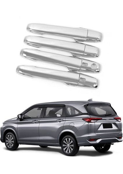 Avanza Premio Veloz 2022+ Için Krom Kapı Kolu Kapak Trim Dekoratör Etiket Dış Aksesuarlar (Yurt Dışından)