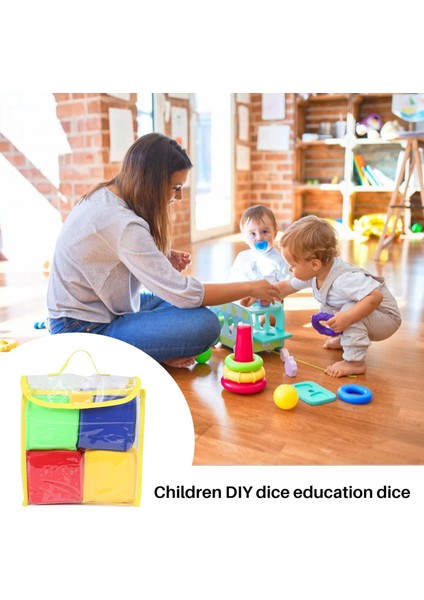 Dıy Eğitim Zar, Cep Kareleri, Fotoğraf Cep Köpük Istifleme Blokları - 4'lü Set (Yurt Dışından) fiyatları