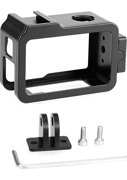 Action 4 / 3 ile Uyumlu Metal Koruyucu Çerçeve Tavşan Kafesi Çok Fonksiyonlu Kullanışlı Adaptör Çerçevesi (Yurt Dışından)