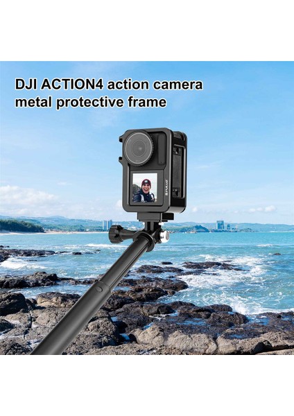 Action 4 / 3 ile Uyumlu Metal Koruyucu Çerçeve Tavşan Kafesi Çok Fonksiyonlu Kullanışlı Adaptör Çerçevesi (Yurt Dışından) fırsatları