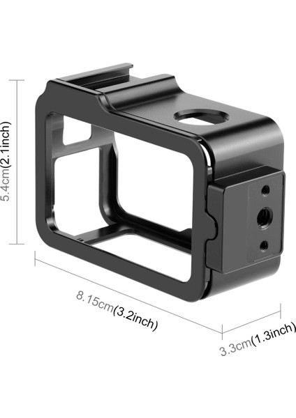 Action 4 / 3 ile Uyumlu Metal Koruyucu Çerçeve Tavşan Kafesi Çok Fonksiyonlu Kullanışlı Adaptör Çerçevesi (Yurt Dışından) indirimleri