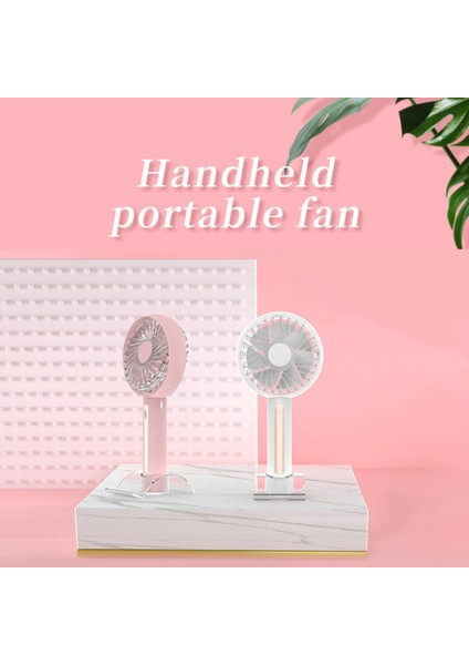 Taşınabilir Mini USB Şarj Edilebilir Masa El Klima Soğutucu Ev Ofis Için Dış Seyahat Artefaktı, Beyaz (Yurt Dışından) indirimleri