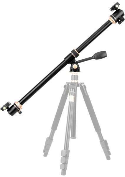 Yatay Çubuk Kamera Braketi Tripod Dönebilen Çok Açılı Merkez Çubuk Desteği Tripod Uzatma Çubuğu Braketi (Yurt Dışından)