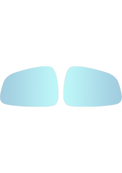 Ön Sol Sağ Buğu Önleyici Dikiz Aynası Lens Camı Model S ile Uyumlu Dikiz Aynası, Mavi Ayna (Yurt Dışından)