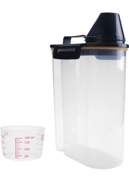 Toz Saklama Kutusu Plastik Mutfak Pirinç Depolama Kutusu Pirinç Taneleri Konteyner Çamaşır Tozu Deterjan Kutusu Dökün Ağızlı (Yurt Dışından)