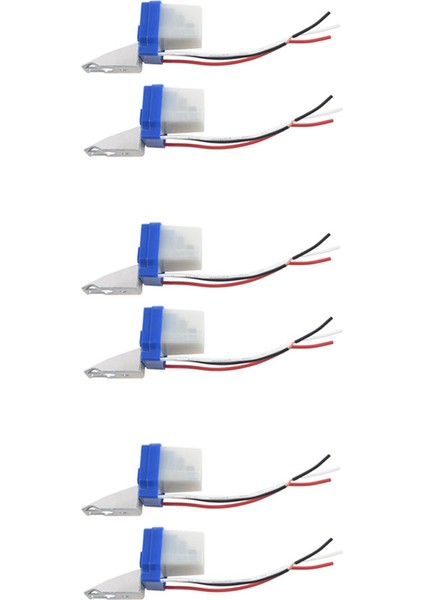6 Adet Otomatik Açık Kapalı Sokak Işık Sensörü Anahtarı Fotoğraf Anahtarı 220 V 10A Otomatik Anahtar (Yurt Dışından)