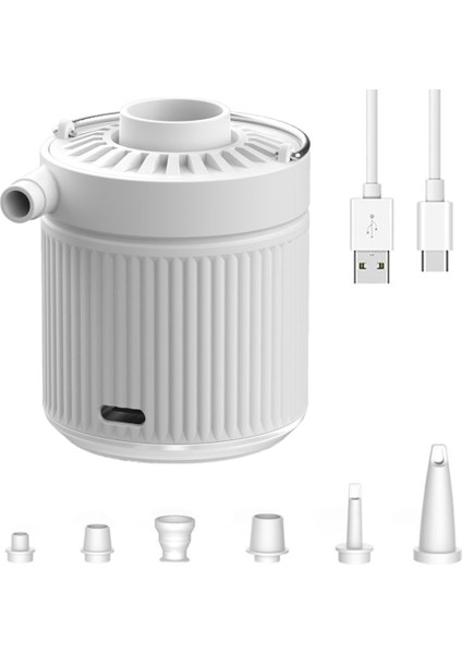 Mini Çok Amaçlı Şarj Edilebilir Kablosuz Elektrikli Hava Pompası Ev Plaj Yüzme Halka Hava Pompası Küçük Seyahat Hava Pompası (Yurt Dışından)