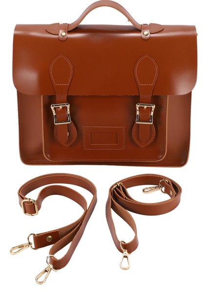 Vintage Kolej Tarzı Omuz Çantası Çanta Moda Vahşi Sırt Çantası Büyük Kapasiteli Sırt Çantası Kahverengi (Yurt Dışından)