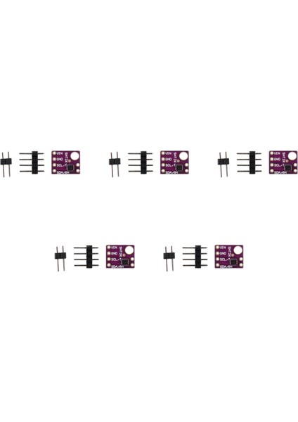 5x SHT31 SHT31-D Sıcaklık ve Nem Sensörü Breakout Board Hava Durumu Modülü ile Uyumlu (Yurt Dışından)