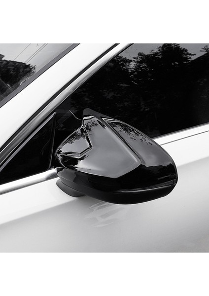 A-Class W177 W118 A200L Cla 2019-2021 ile Uyumlu Parlak Siyah Araba Kornası Yan Dikiz Aynası Kapağı (Yurt Dışından) modelleri