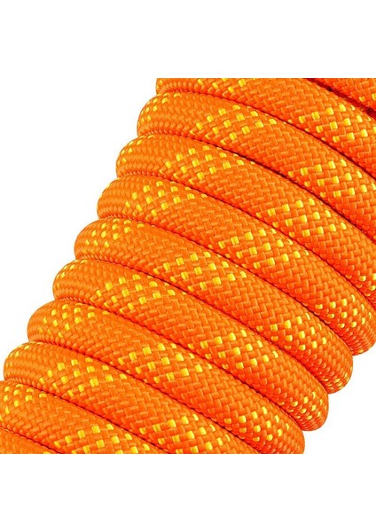 10M Kaya Çapı 12 mm Ağır Hizmet Tipi Ağaç Yangın Kaçış Emniyet Halatı 2 Karabina ile Rappelling Balıkçılık Kamp Yürüyüş ve Dağcılık ile Uyumlu (Yurt Dışından)