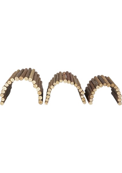 Küçük Pet Molar Söğüt Dalı Tavşan Aksesuarları Hamster Molar Malzemeleri Tırmanma Merdiveni Çit Kemer Köprü Oyuncak (Yurt Dışından)