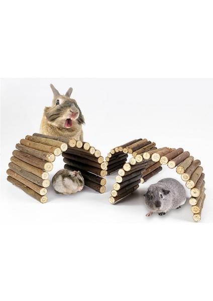 Küçük Pet Molar Söğüt Dalı Tavşan Aksesuarları Hamster Molar Malzemeleri Tırmanma Merdiveni Çit Kemer Köprü Oyuncak (Yurt Dışından) fiyatları