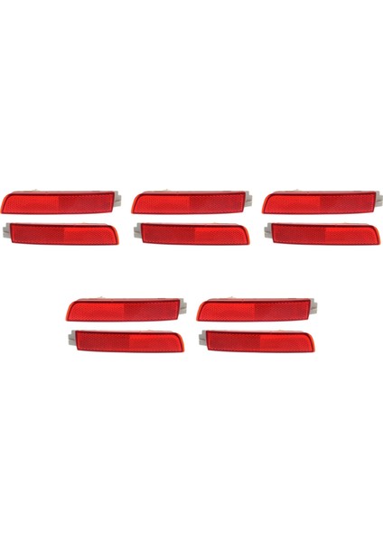 Sentra 2013-2018 265655C000 Için 10X Araba Arka Tampon Reflektör (Yurt Dışından)