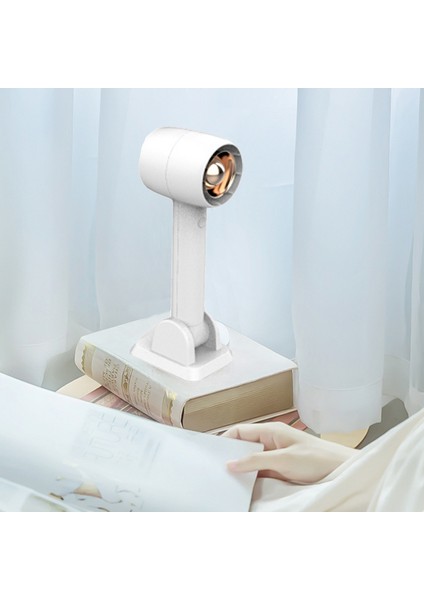 Taşınabilir El Bladeless Fan 2000 Mah USB Şarj Edilebilir Mini Masaüstü 3 Hız Seviyesi Soğutma (Yurt Dışından)