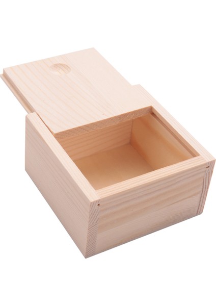 3x Küçük Düz Ahşap Saklama Kutusu Kasa Mücevherat Için Küçük Araçlar Hediye Ahşap Renk (Yurt Dışından) modelleri