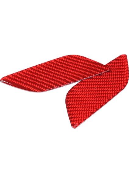 Araba Kırmızı Yumuşak Karbon Fiber Araba Ön Tampon Far Yıkama Anahtarı Kapağı Trim Çıkartmalar ile Uyumlu Brz 2022 (Yurt Dışından)