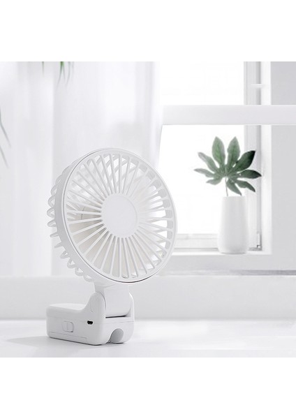 Mini Fan, Güneş Şemsiyesi Tutmaya Uygun, Şemsiye Katlanır El Masaüstü USB Şarj Fanı (Yurt Dışından)