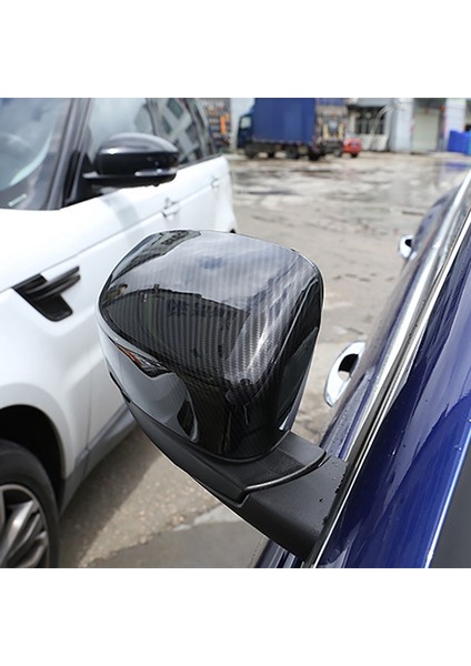 Otomobil Parçaları Karbon Fiber Desen Çizilmez Dikiz Kapağı Abs Yan Dikiz Aynası Kapağı Trim ile Uyumlu (Yurt Dışından) indirimleri