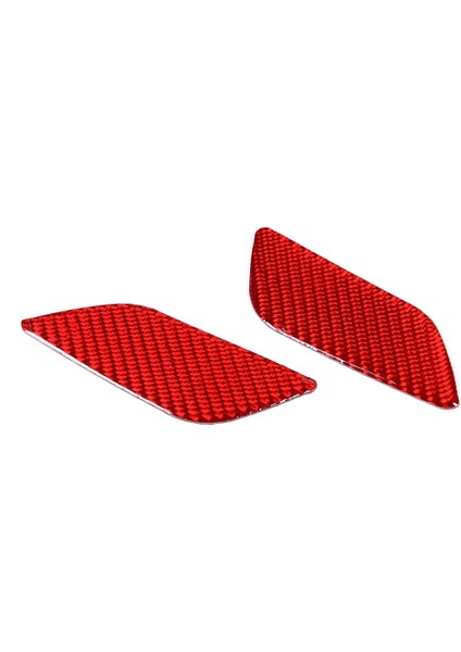 Araba Kırmızı Yumuşak Karbon Fiber Araba Ön Tampon Far Yıkama Anahtarı Kapağı Trim Çıkartmalar ile Uyumlu Brz 2022 (Yurt Dışından) modelleri