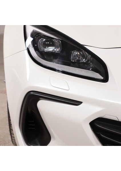 Araba Kırmızı Yumuşak Karbon Fiber Araba Ön Tampon Far Yıkama Anahtarı Kapağı Trim Çıkartmalar ile Uyumlu Brz 2022 (Yurt Dışından) indirimleri