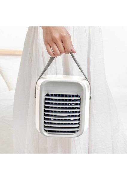 Mini USB Taşınabilir Hava Soğutucu Fan Kremi Hafif Masaüstü Soğutma Nemlendirici Arıtma Beyaz (Yurt Dışından) fırsatları