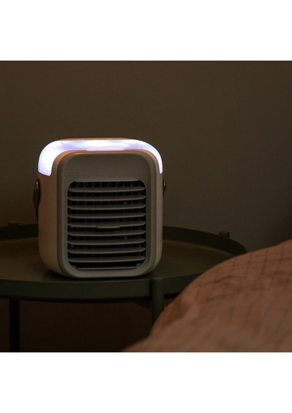 Mini USB Taşınabilir Hava Soğutucu Fan Kremi Hafif Masaüstü Soğutma Nemlendirici Arıtma Beyaz (Yurt Dışından) indirimleri