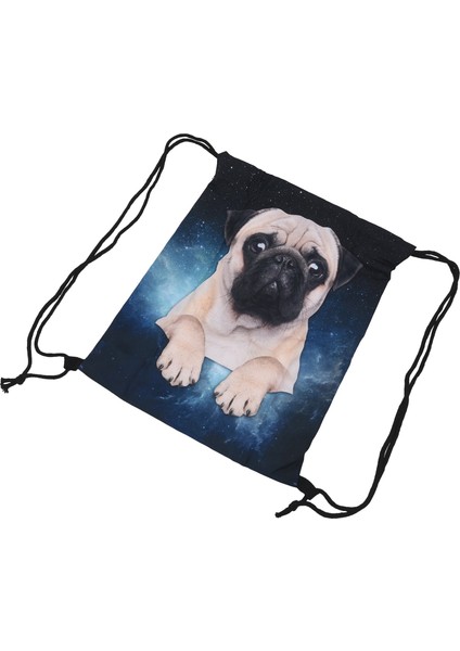 Güzel 3D Baskılı Uni Sırt Çantaları Ipli Sırt Çantaları Genç Erkekler ve Kadınlar Için Büyük Kapasiteli Okul Çantası (Mavi ve Siyah) (Yurt Dışından) fiyatları