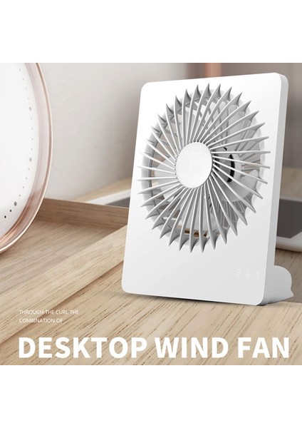 Sessiz Taşınabilir Masaüstü Fan Mini Pille Çalışan 3 Hız Ayarlanabilir USB Küçük Sessiz (Yurt Dışından) modelleri
