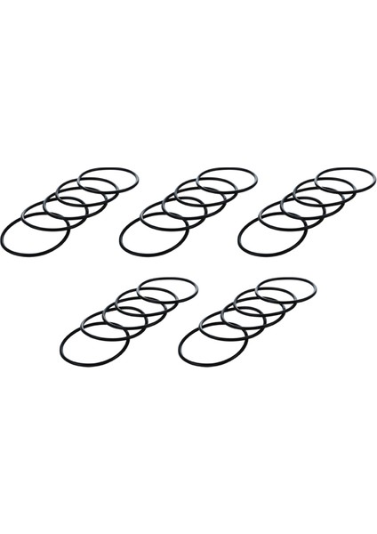 25 Adet 66MM x 60MM x 3mm Mekanik Siyah Kauçuk O Ring Yağ Keçesi Contaları (Yurt Dışından)