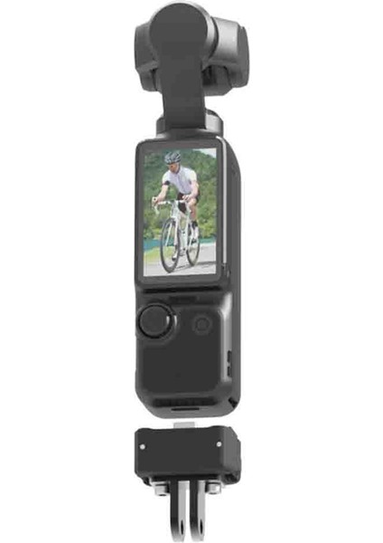 Pocket 3 Type-C 1/4 Montaj Adaptörü ile Uyumlu Şarj Tabanı 3 Camra Aksesuarlarıyla Uyumlu Taşınabilir Gimbal Kamera (Yurt Dışından)
